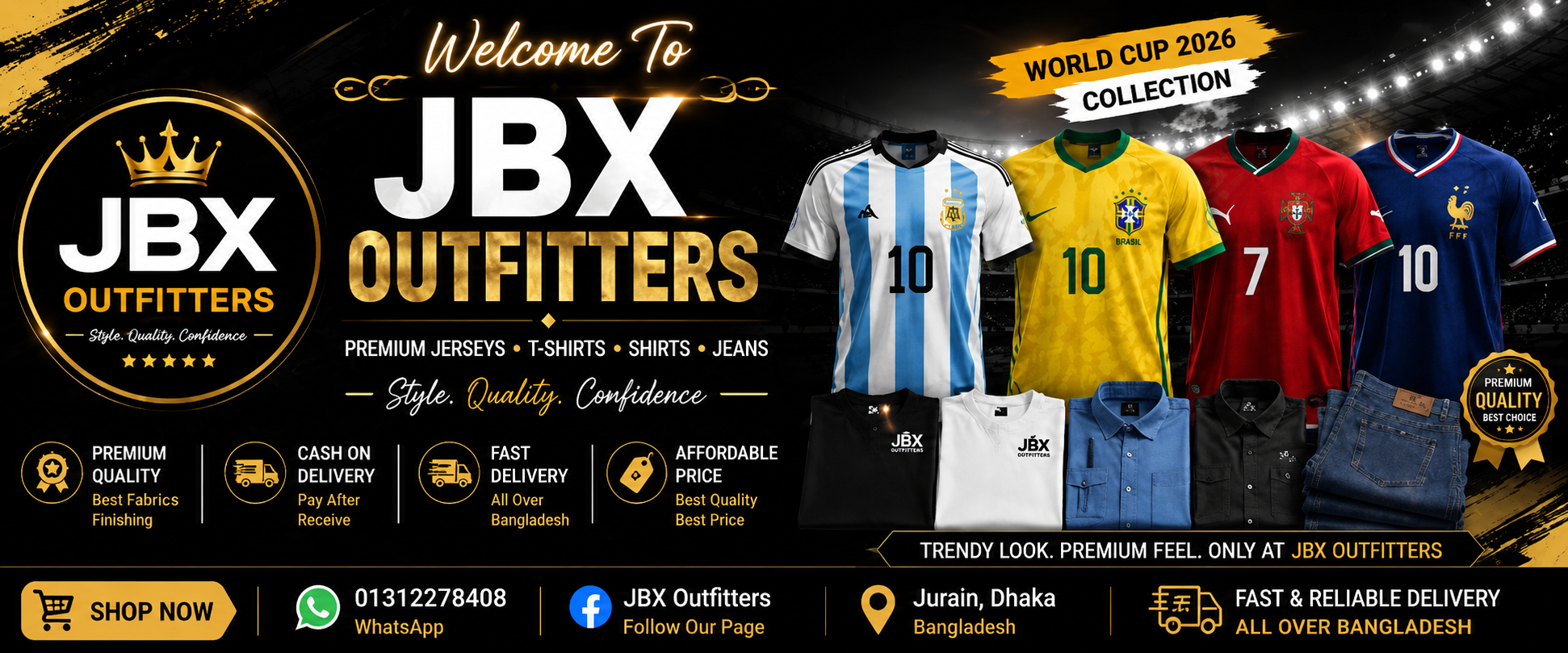 JBX Outfitters — World Cup 2026 Collection
